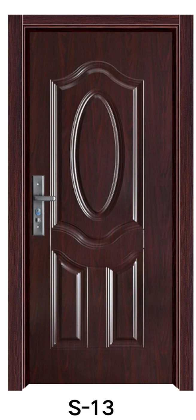 S-13 Classic Embossed steel wooden door