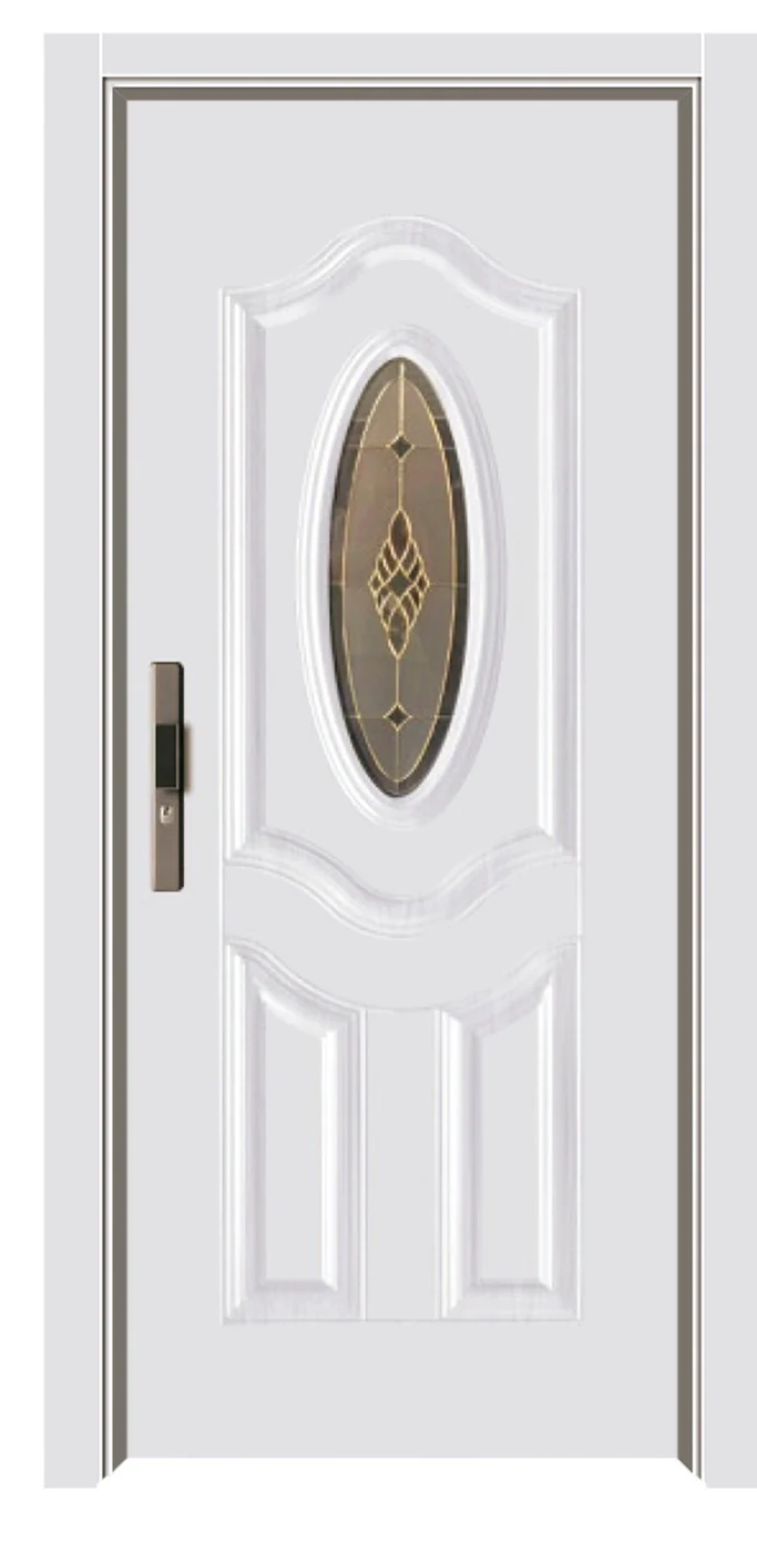 S-16 Classic Embossed steel wooden door