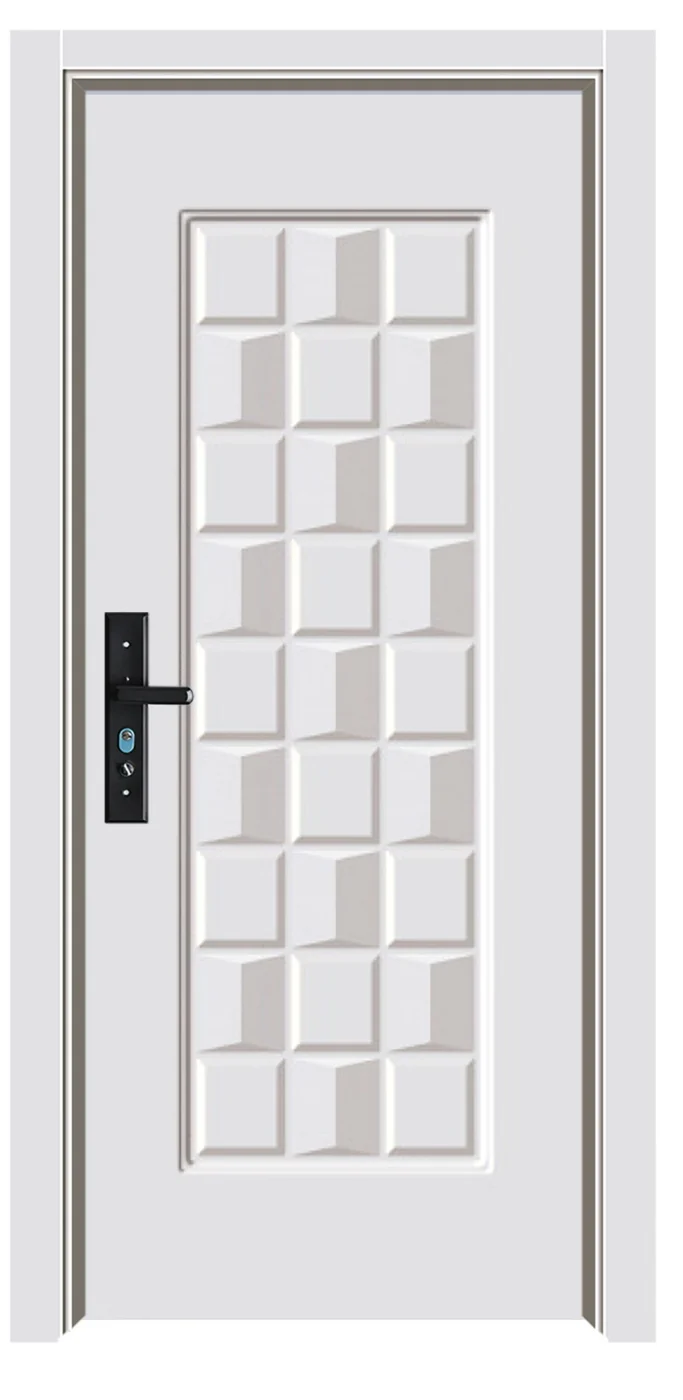 S-17 Classic Embossed steel wooden door